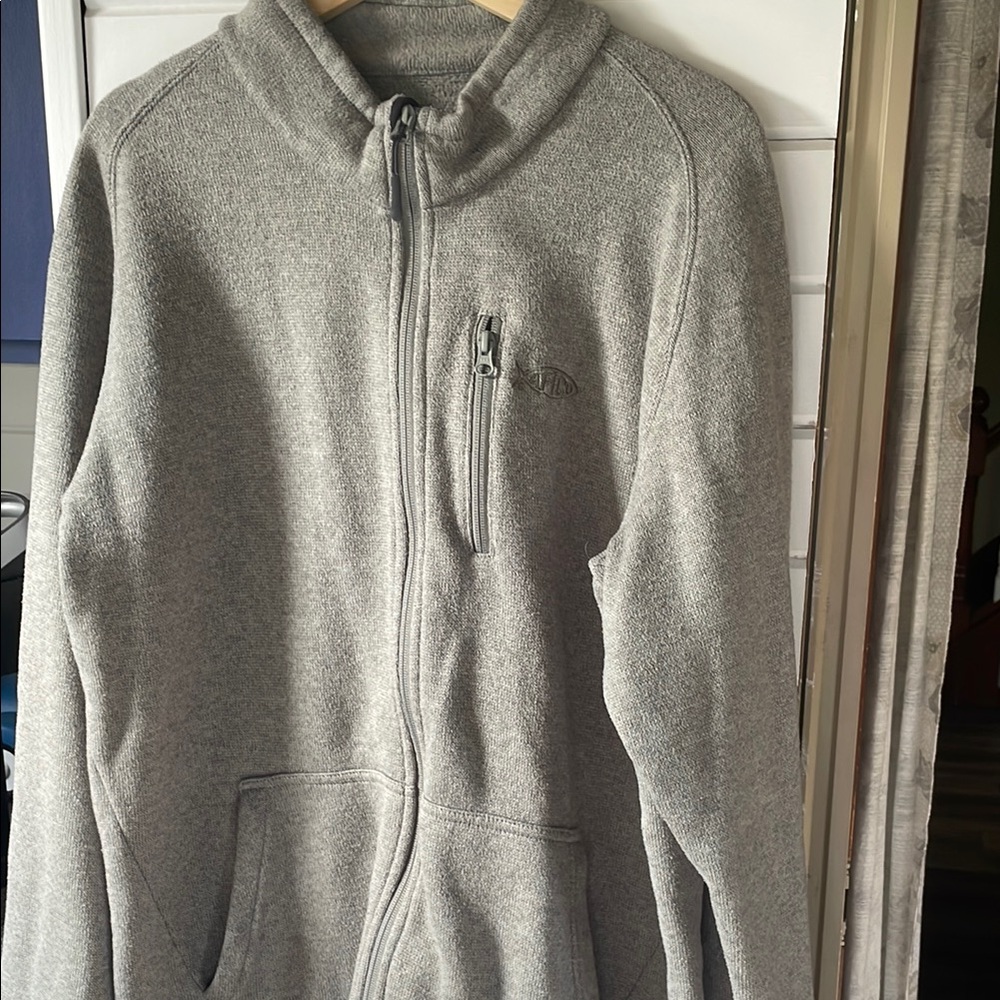 AFTCO Gray Performance Jacket Lightweight Durable